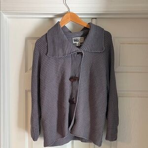 Habitat Lavender Gray Knit Cardigan